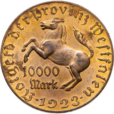 купить Веймарская Германия, Вестфалия нотгельд 10000 марок 1923 "Генрих Фридрих Штейн"