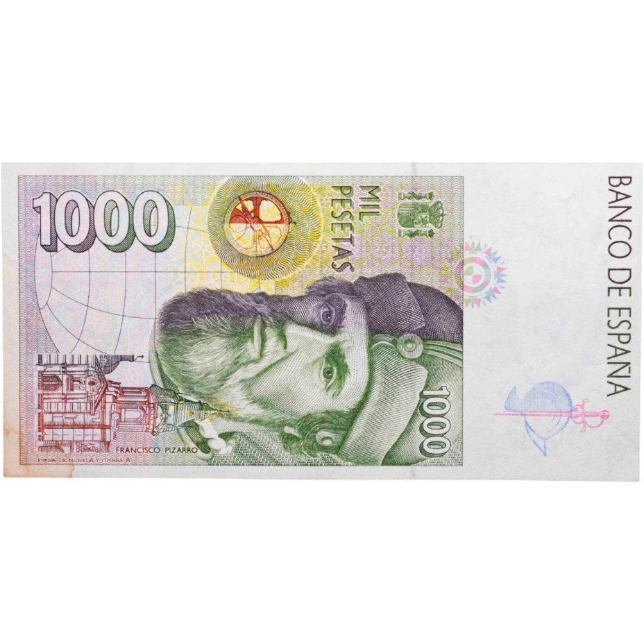 купить Испания 1000 песет 1992 года (Pick 163)