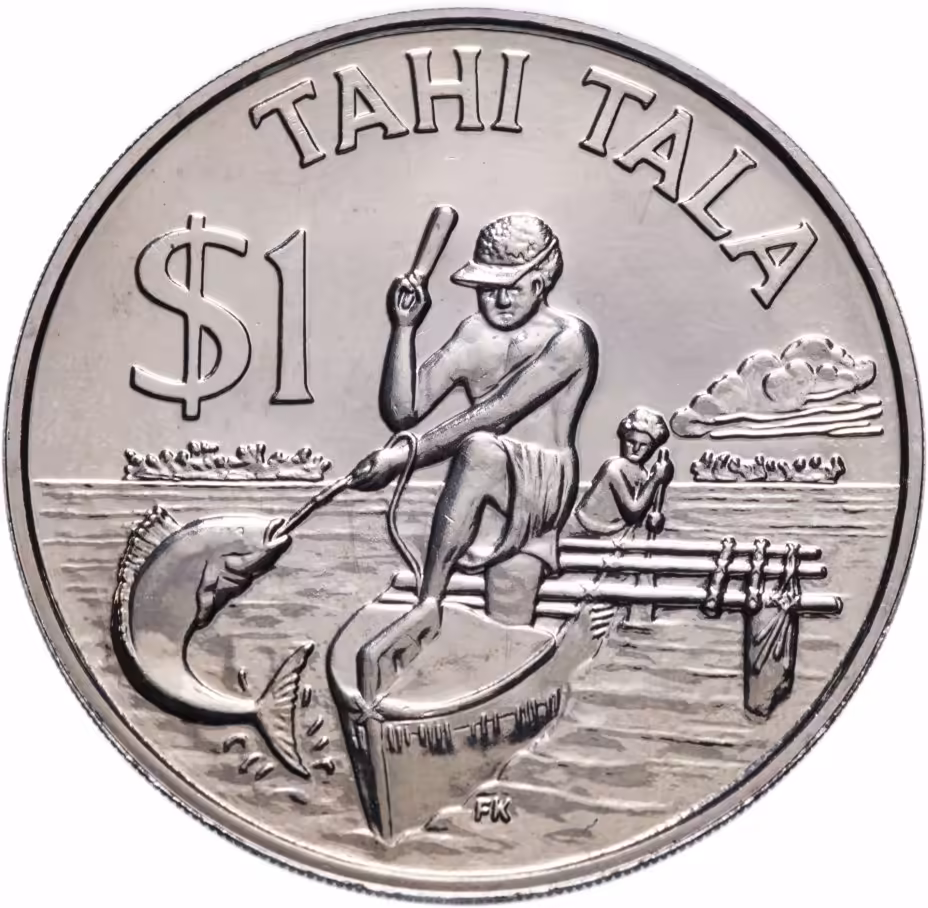 Купить Токелау  1 доллар 1982