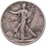 Купить США 50 центов (1/2 доллара, half dollar) 1943 "Walking Liberty Half Dollar" Знак монетного двора: "D" - Денвер
