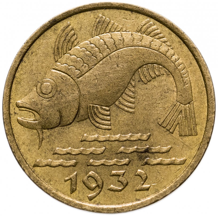 купить Данциг 10 пфеннигов (pfennig) 1932