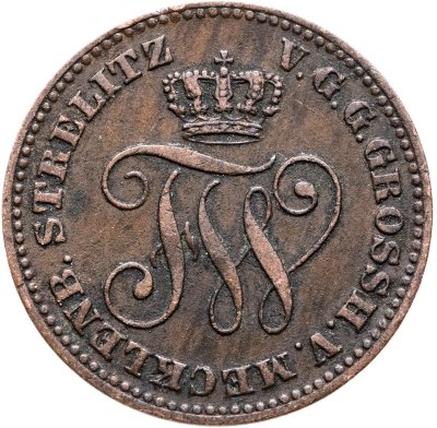 купить Германская империя, Мекленбург-Стрелиц 2 пфеннига 1872