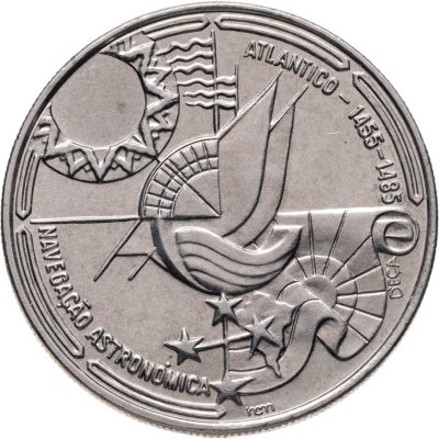 купить Португалия 100 эскудо (escudos) 1990 Золотой век открытий - Астронавигация