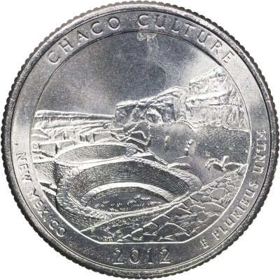 купить США 25 центов [Квотер] 2012 P [KM#520] "Национальный исторический парк Чако - Chaco Culture [New Mexico] "