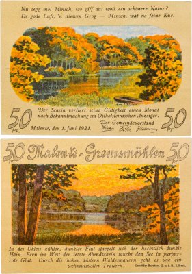 купить Австрия нотгельды 50 пфеннигов 1921