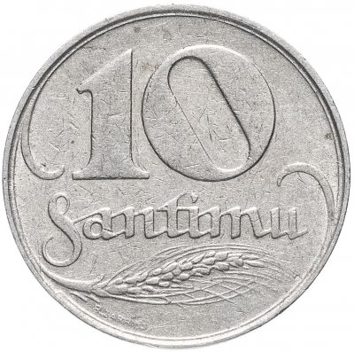 купить 10 сантимов 1922