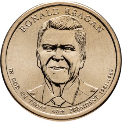 купить США 1 доллар 2016 D "40-й президент США - Рональд Рейган"