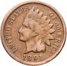 Купить США 1 цент 1891 "Indian Head Cent"