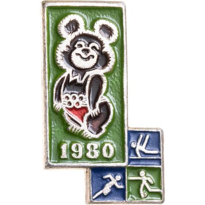 купить Значок с видами соревнований на Играх XXII летней Олимпиады Москва-1980 (серия "Пиктограммы"), СССР, Всероссийское хоровое общество, 1980-е гг.