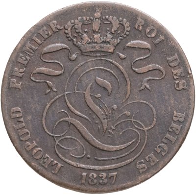 купить Бельгия 5 сантимов (centimes) 1837