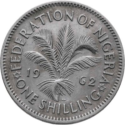 купить Нигерия 1 шиллинг (shilling) 1962