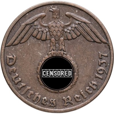 купить Германия (Третий рейх) 1 рейхспфенниг (reichspfennig) 1937 A