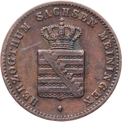 купить Саксен-Майнинген 1 пфенниг 1865