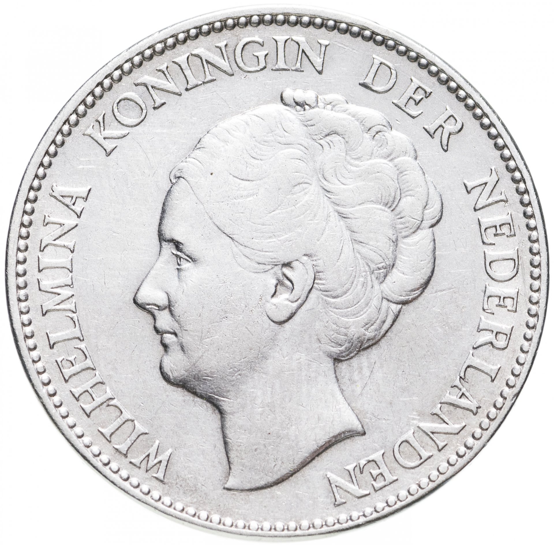 Монета Нидерланды 1 гульден (gulden) 1922-1944, случайный год ...
