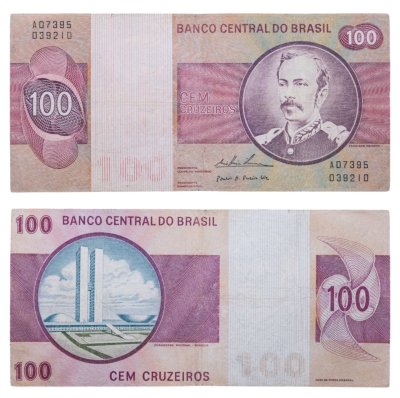купить Бразилия 100 крузейро 1981-1984
