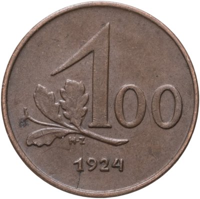 купить Австрия 100 крон (kronen) 1924