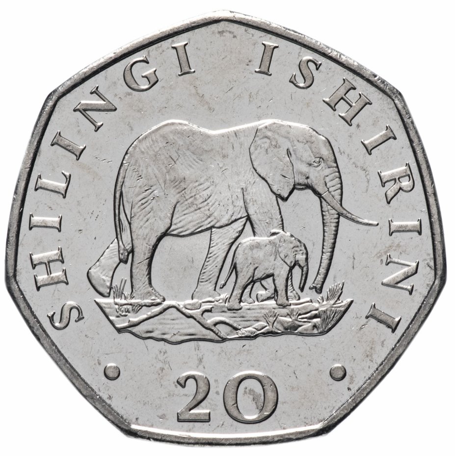 купить Танзания 20 шиллингов (shillings) 1992