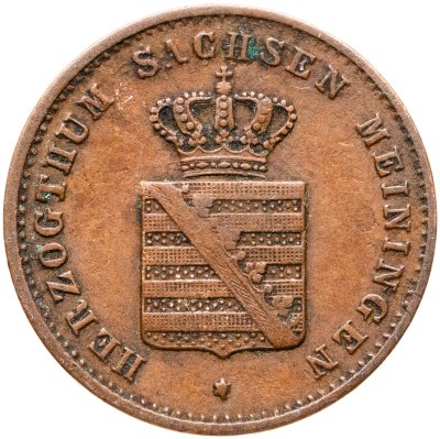 купить Германия, Саксен-Мейнинген 1 пфенниг 1862