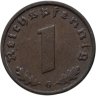 Купить Германия (Третий рейх) 1 рейхспфенниг (reichspfennig) 1938 G