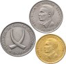 Купить Экваториальная Гвинея набор 3 монет 1969-1975 г