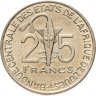 Купить Западная Африка (BCEAO) 25 франков (francs) 2004