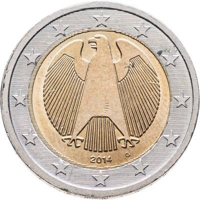 купить Германия 2 евро 2014 G
