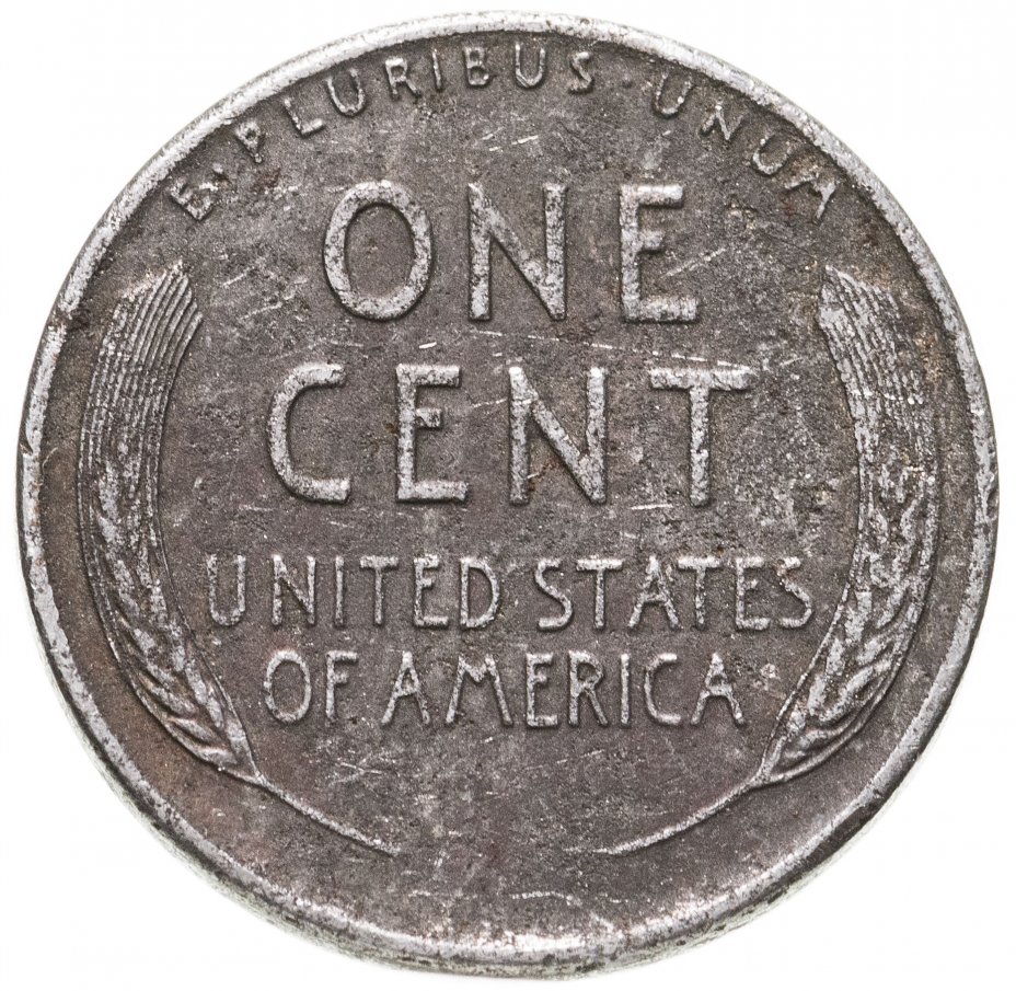 купить США 1 цент (cent) 1943 D Линкольн, пшеничный цент (Wheat Penny)