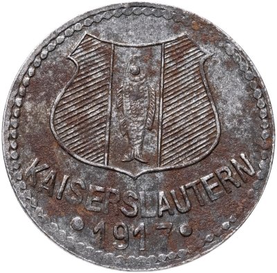 купить Германия "Кайзерслаутерн" 10 пфеннигов 1917 нотгельд