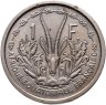 Купить Французская Экваториальная Африка 1 франк (francs) 1948 пробник ESSAI