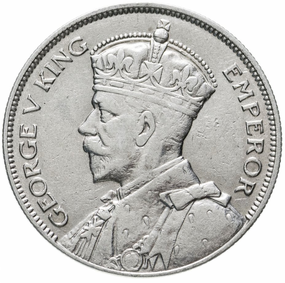 купить Новая Зеландия 1/2 кроны  (half crown) 1934