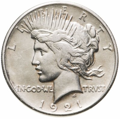 купить США 1 доллар (dollar) 1921 Peace Dollar (Мирный доллар)