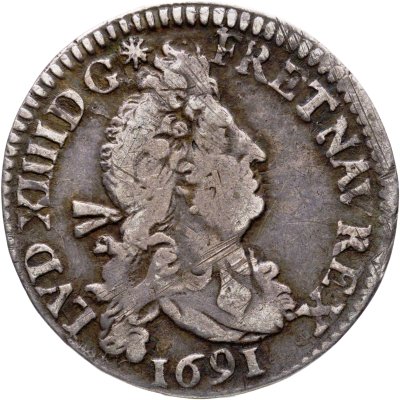 купить Франция 4 соля 1691