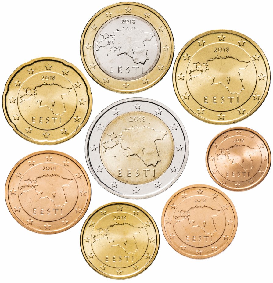 Монеты евро Эстония