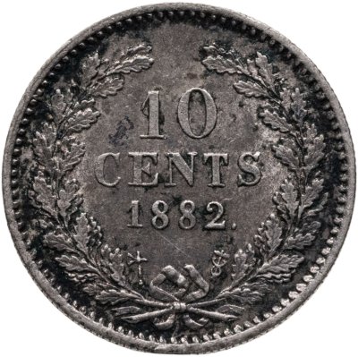 купить Нидерланды 10 центов 1882