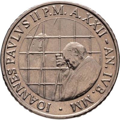 купить Ватикан 100 лир (lire) 2000