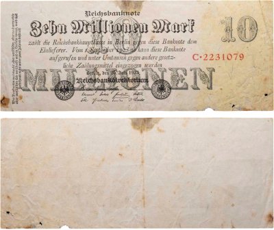 купить Германия, Веймарская республика 10000000 (10 миллионов) марок 1923