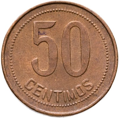 купить Испания 50 сентимо (centimos) 1937