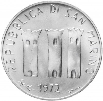 купить Сан-Марино 500 лир 1972
