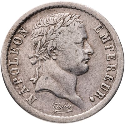 купить Франция 1\2 франка 1808, знак монетного двора: "A" - Париж Наполеон Бонапарт