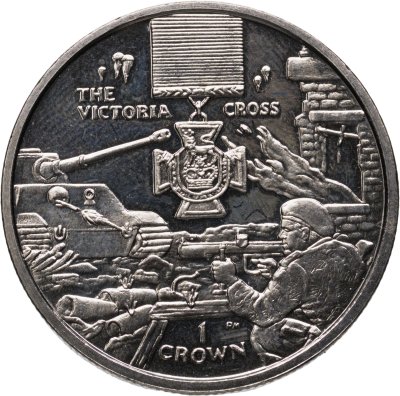 купить Остров Мэн 1 крона (crown) 2004 "Награды - Французский крест"