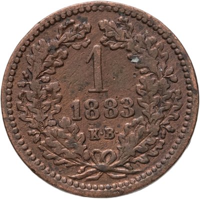 купить Венгрия 1 крейцер (krajczar) 1883