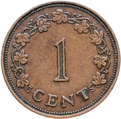 купить Мальта 1 цент (cent) 1972