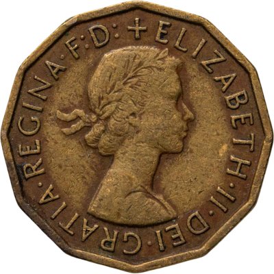 купить Великобритания 3 пенса (pence) 1962