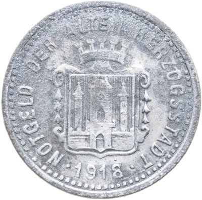 купить Германия, Бургхаузен 5 пфеннигов 1918