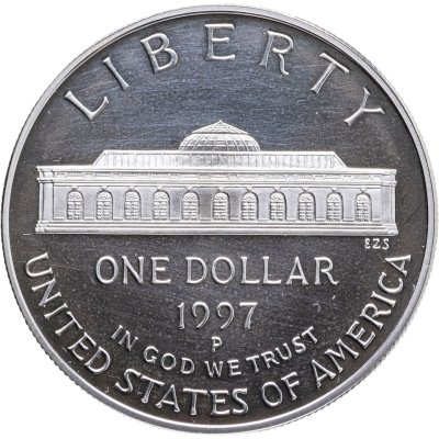 купить США 1 доллар 1997 "175 лет Ботаническому саду США в Вашингтоне"