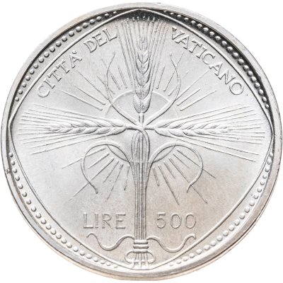 купить Ватикан 500 лир (lire) 1968