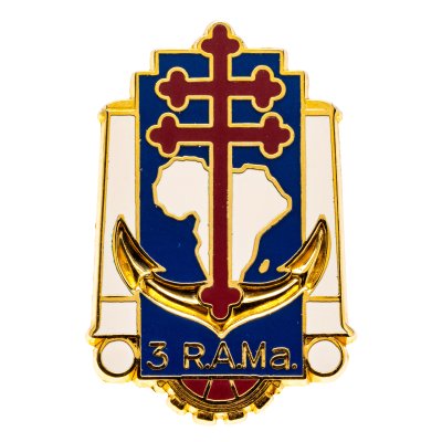 купить Франция знак "3 R. A. M. a. 3-й полк морской артиллерии. Якорь. Корабль"