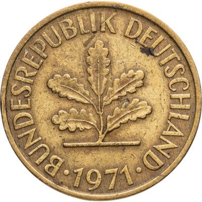 купить Германия (ФРГ) 10 пфеннигов 1971 D