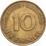 Купить Германия (ФРГ) 10 пфеннигов 1971 D