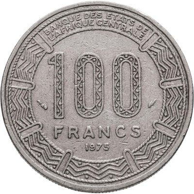купить Камерун 100 франков (francs) 1975